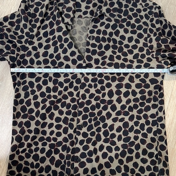 All Saints Leopard Button Up - Stunning - Picture 4 of 5